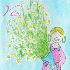 Flowers and kids(9J1)