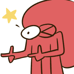 deep red octopus