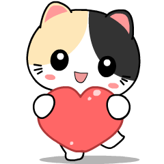 Cute Calico Cat 4 : Animated