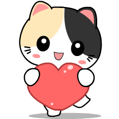 Cute Calico Cat 4 : Animated