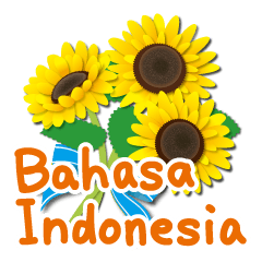 Thanks with flowers (Bahasa Indonesia)