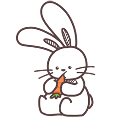 White Rabbit Snow – LINE stickers | LINE STORE