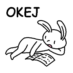 (瑞典語)愛理不理的兔