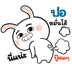 I'm Por Rabbit cute Sticker V.1