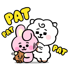 UNIVERSTAR BT21: Stiker Para Bocah