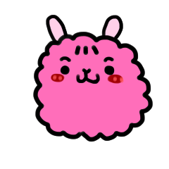 粉色軟綿綿兔