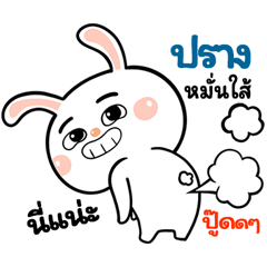 I'm Prang Rabbit cute Sticker V.1