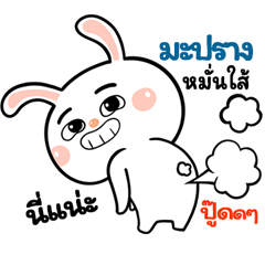 I'm  Maprang Rabbit cute Sticker V.1