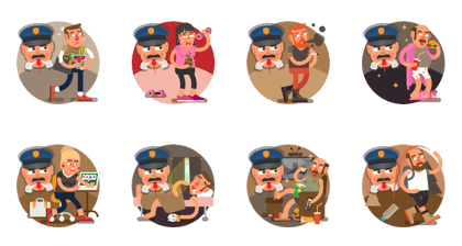 Bad habits inspector! Sweet temptations.