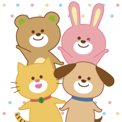 ふんわり日常スタンプ【お名前シールLABO】