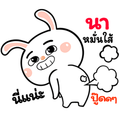 I'm Na  Rabbit cute Sticker V.1