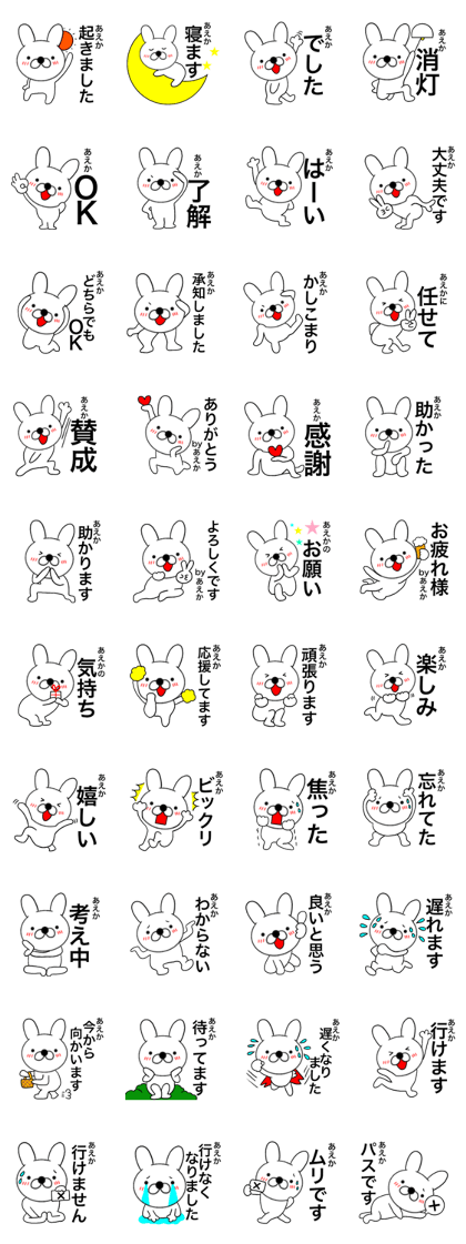 Name rabbit Aeka
