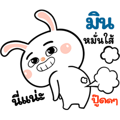 I'm Min Rabbit cute Sticker V.1