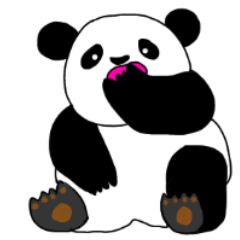Panda san sticker
