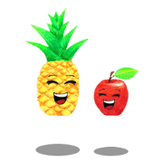 Pineapple and Apple