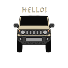 Offroad 4WD Vehicle [Beige]