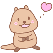 Quokka wallaby everyday sticker
