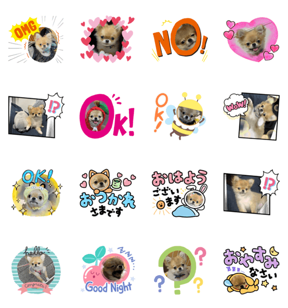 ポメチワのベイちゃん Lineクリエイターズスタンプ Stamplist