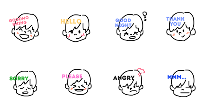 greeting boy