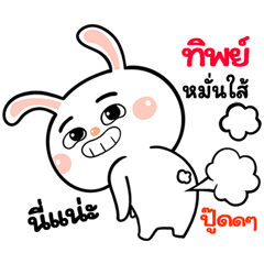 I'm  Tib Rabbit cute Sticker V.1