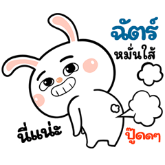 I'm  Chat Rabbit cute Sticker V.1