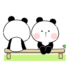 Marshmallow Panda : Best Friend