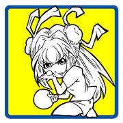 Cute table tennis girl