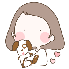 Marui Stamp Onnanoko Line Stickers Line Store