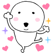 Daily conversation Round shape character