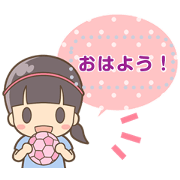 Football girls who send a message(JPN)