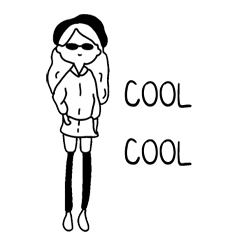 cool girl cool cool
