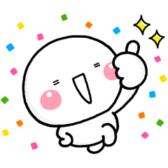 Shiromaru Timeless Pop Up Stickers Line Stickers Line Store