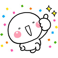 Shiromaru Timeless Pop Up Stickers Line Stickers Line Store