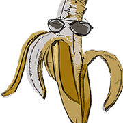 Banana senpai's Sticker. Banana senpai's Sticker.