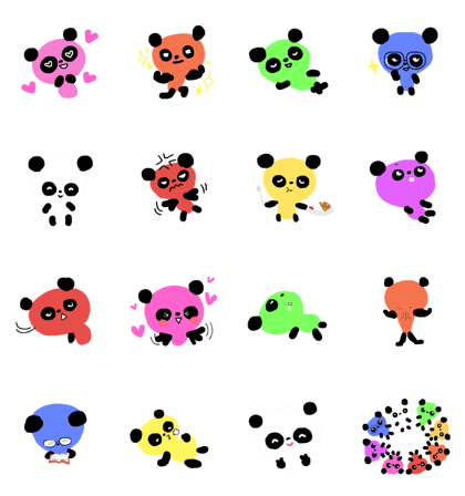 Rainbow PANDA-chan Rainbow PANDA-chan