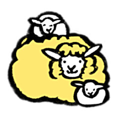 Sheep Sticker (Corriedale & Suffolk)