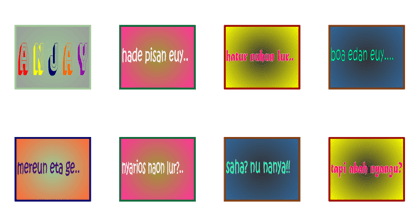 The text move The text move