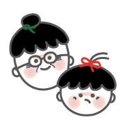 An old woman and grandchildren. An old woman and grandchildren.