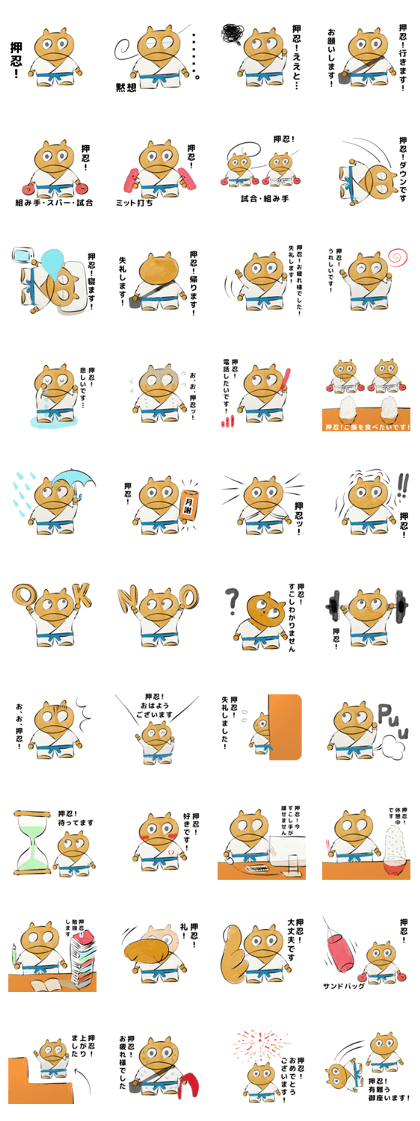 karate bear blue belt cute