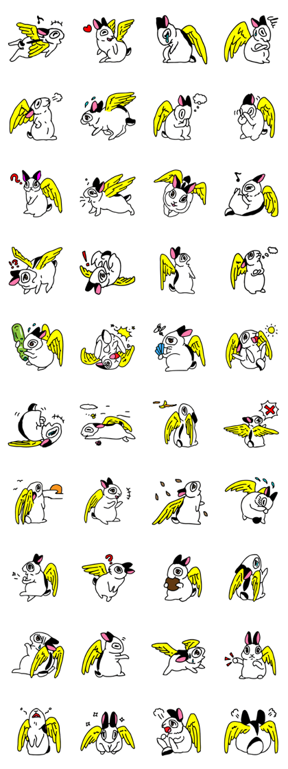 Usa-chan, The first Angel Rabbit