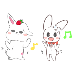 Two-sided Rabbit & Fruit candy