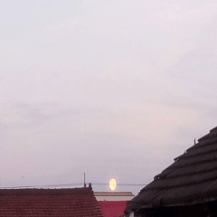 Super moon taken by grandma's house