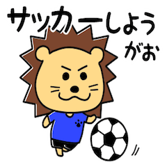 Soccer Lion's Sticker