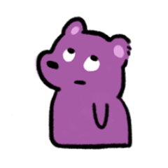 紫色小熊-我沒中毒 你全家才中毒