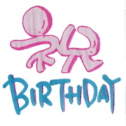 avo font Birthday