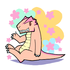 Dinosaur Allosaurus-style Sticker