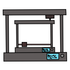 私は3Dプリンターを持っています!!!