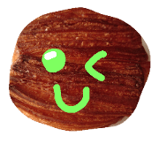 Add a face to the picture of bread Add a face to the picture of bread