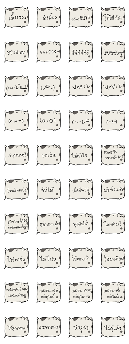 Cat Speech Balloons Cat Speech Balloons