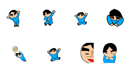 He is big eyebrows Moving version He is big eyebrows Moving version